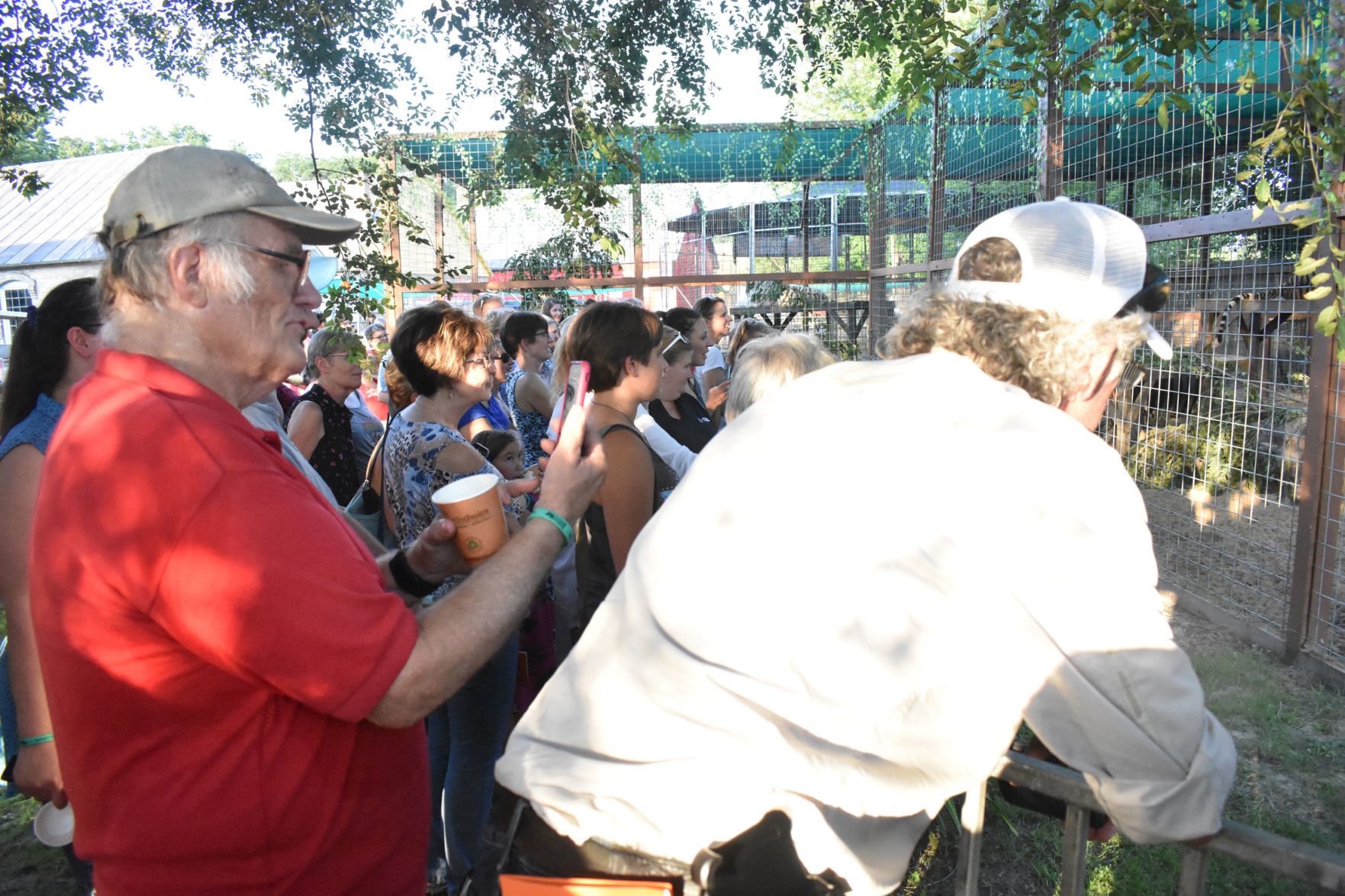Community members at tigers fundraiser